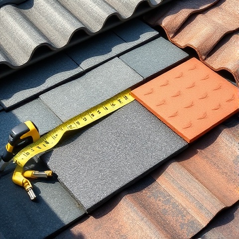 An in-article image illustrating various roofing materials commonly used by roofers in the Hauts-de-