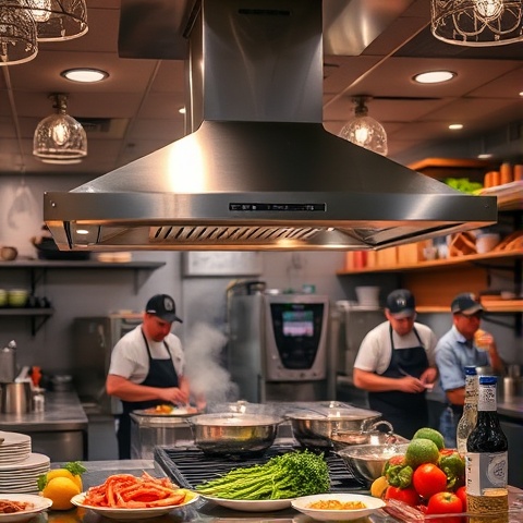 grille de hotte professionnelle